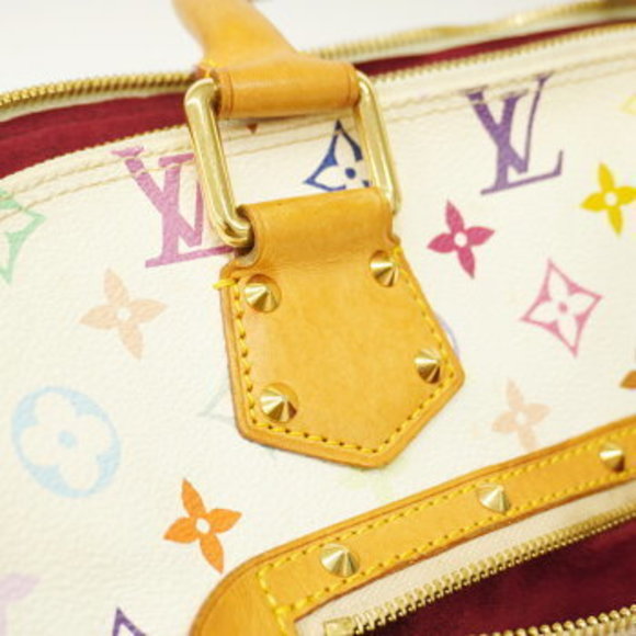 Louis Vuitton Monogram Alma Handbag Multicolor White - Picture 12 of 14